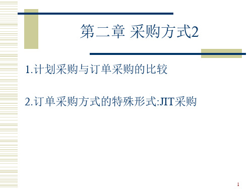 采购方式培训课程