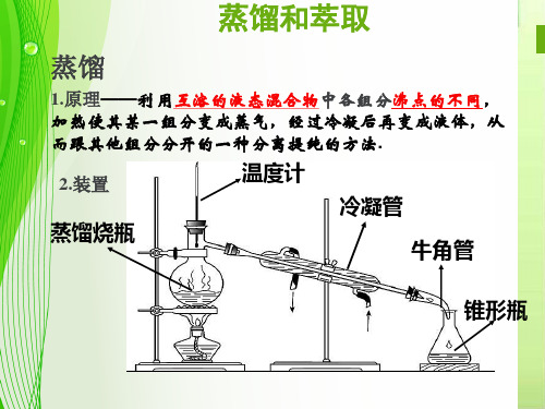 蒸馏和萃取