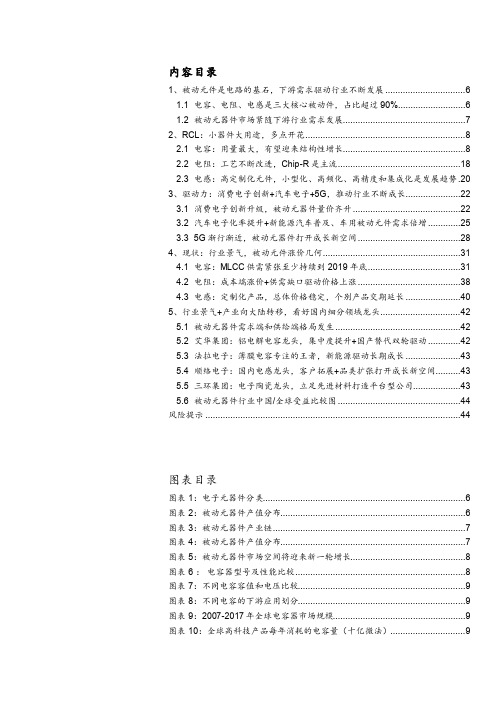 2018年被动元器件行业深度分析报告