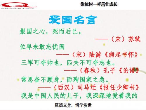 爱国名言   PowerPoint 97-2003 演示文稿