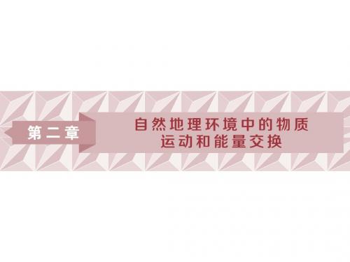 2019-2020版高考地理(中图版)一轮复习课件：第2章 自然地理环境中的物质运动和能量交换 第6讲
