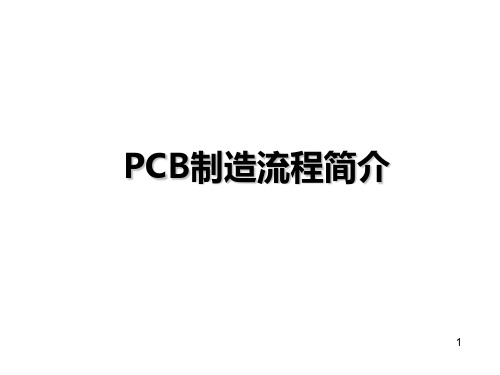PCB全制程简介