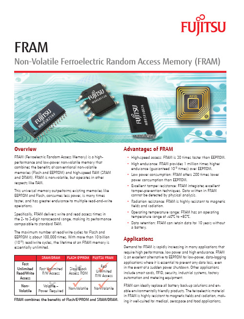 富士通铁电存储器选型指南