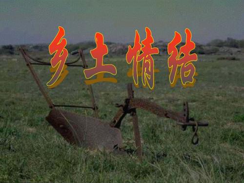 《乡土情结》课件苏教版必修一