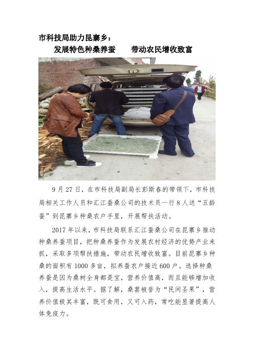 昆寨乡：发展特色种桑养蚕 带动农民增收致富