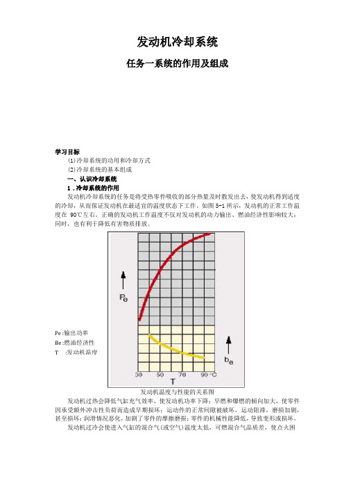 汽车发动机冷却系统的构造与维修教案