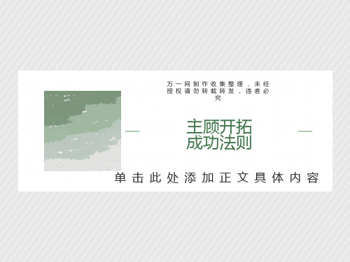 主顾开拓(业务员)