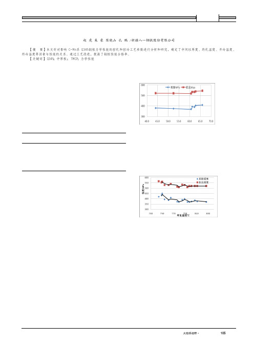Q345中厚钢板TMCP工艺与力学性能研究