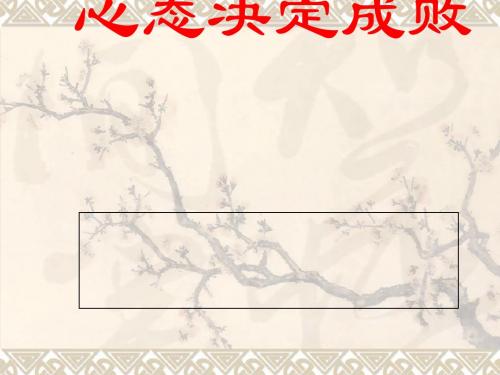 HR成功所必备的心态已阅(ppt47张)