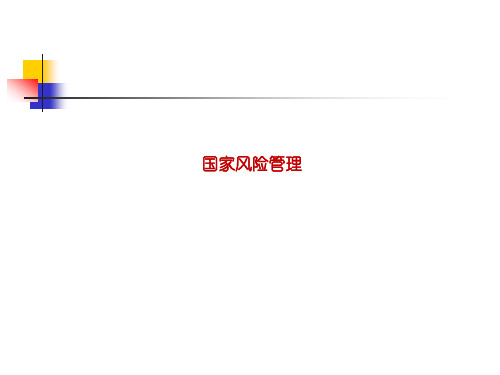 国家风险管理