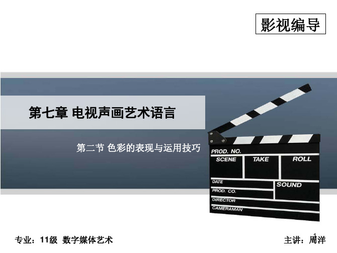 第7章-电视声画艺术语言-色彩2