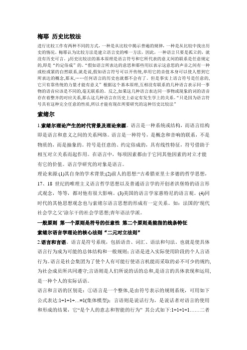 语言学名著导读考试
