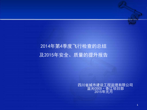 精选总结-2014年4季度飞检工作总结(监理单位)