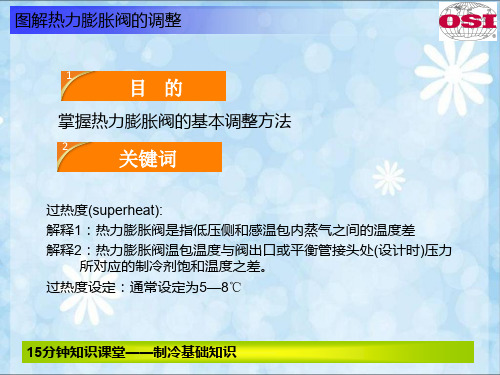 热力膨胀阀的调整图解
