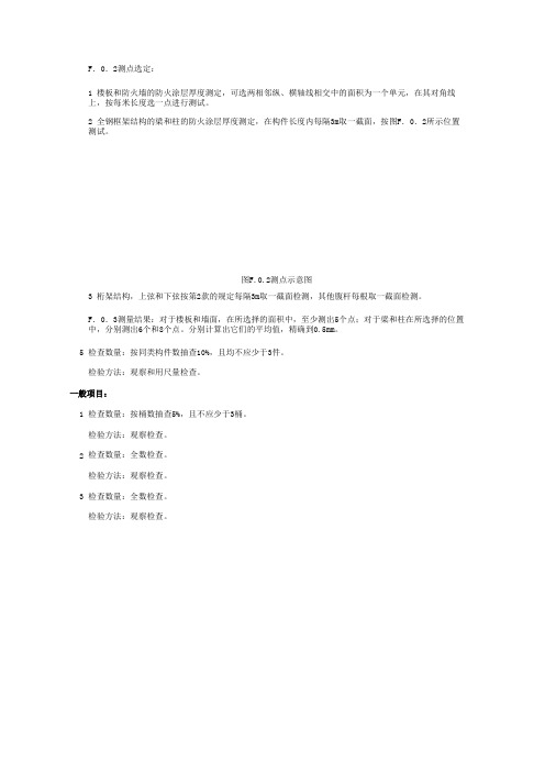 钢结构涂装(防火涂料涂装)工程检验批