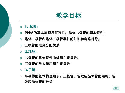 模拟电路整套课件完整版电子教案最全ppt整本书课件全套教学教程