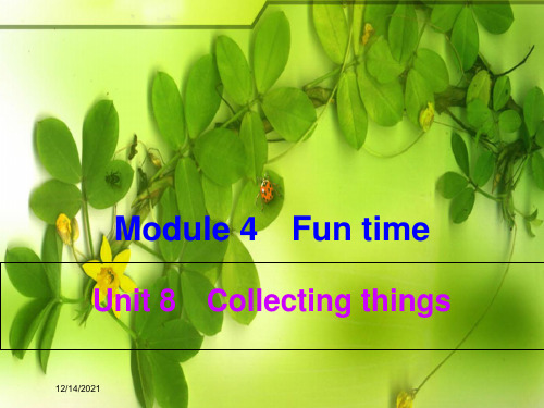 七年级英语 module 4 unit 8 collecting things 英语_00001