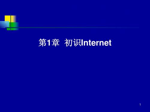 第1章初识Internet