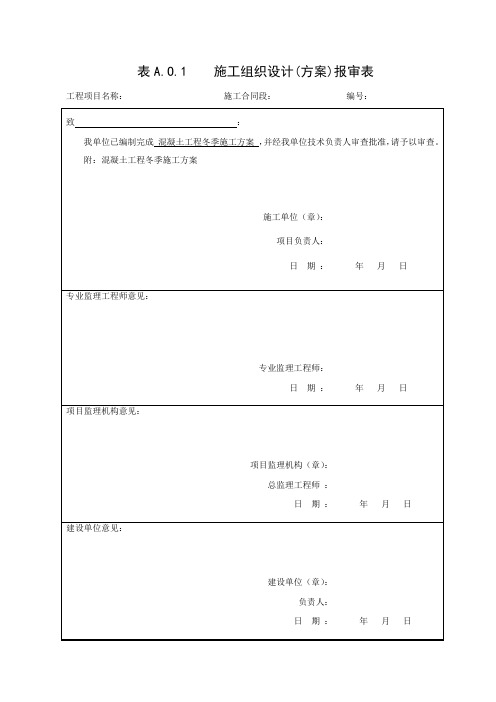 铁岭电厂砼工程冬季施工方案