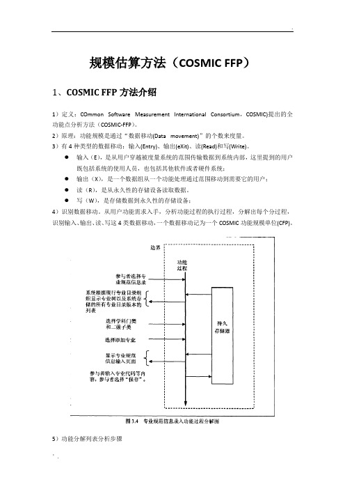 10分钟掌握COSMIC估算方法