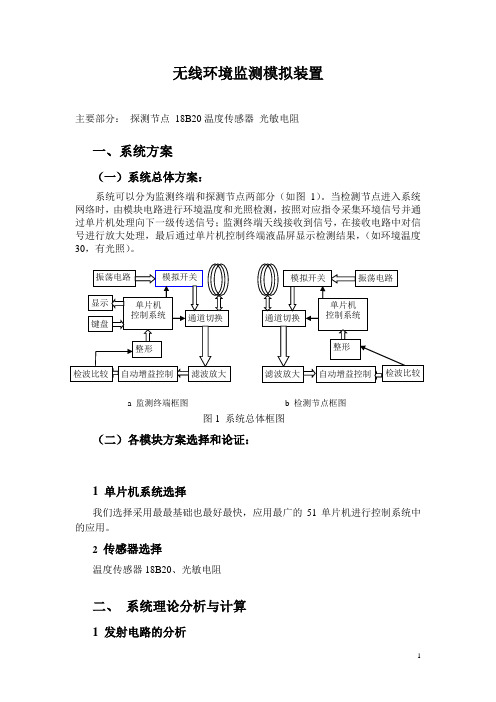 无线环境检测设计报告