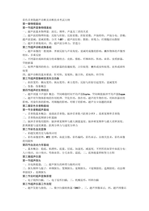 CDFI考试大纲-推荐下载