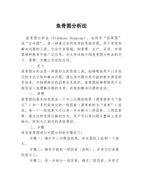 鱼骨图分析法