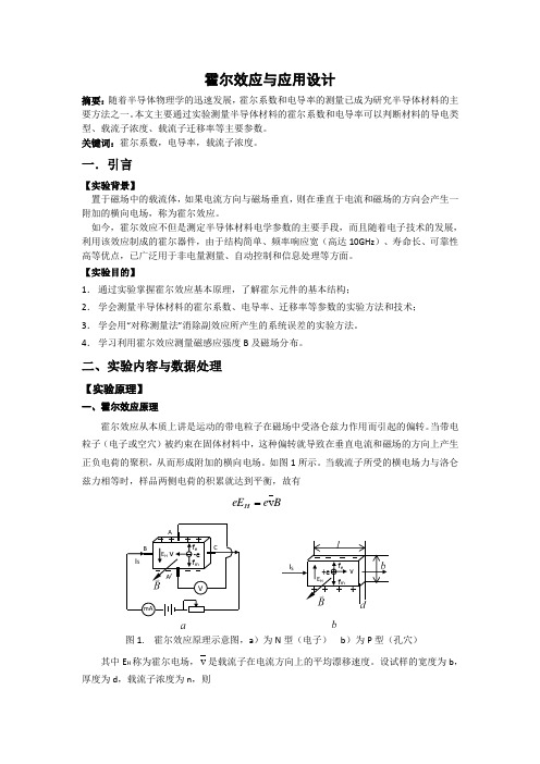 霍尔效应实验报告