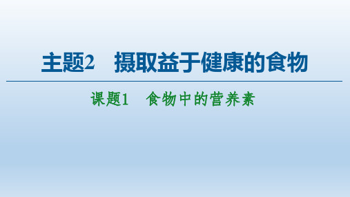 2021-2022学年高中化学鲁科版选修1课件：主题2(付,197页)