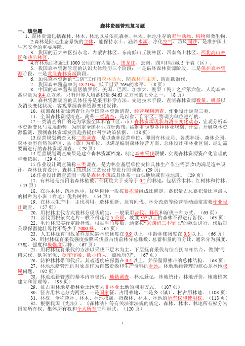 森林资源管理
