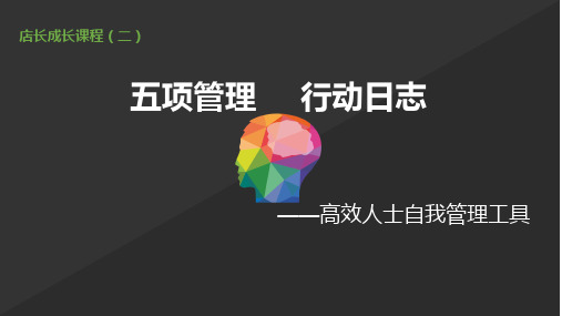 4自我管理—心态管理
