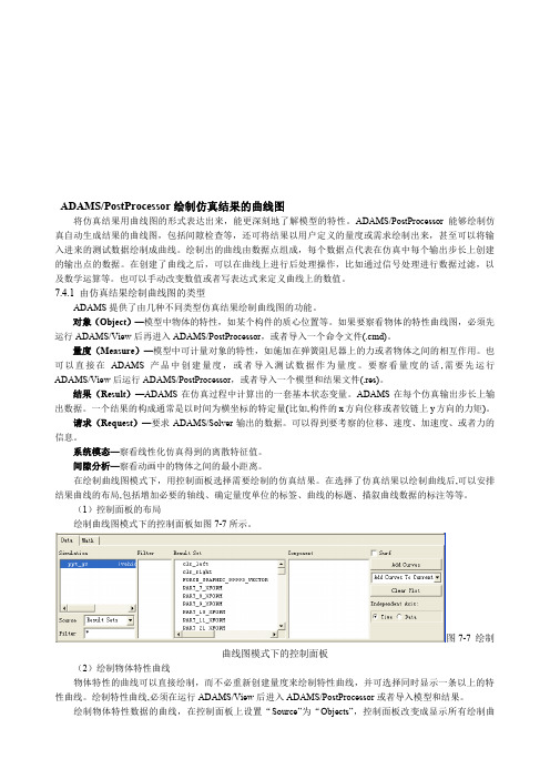 ADAMS后处理—曲线图