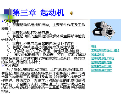 第三章 起动机提要(王字号)