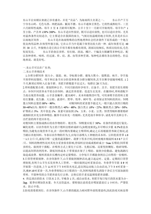 东山羊