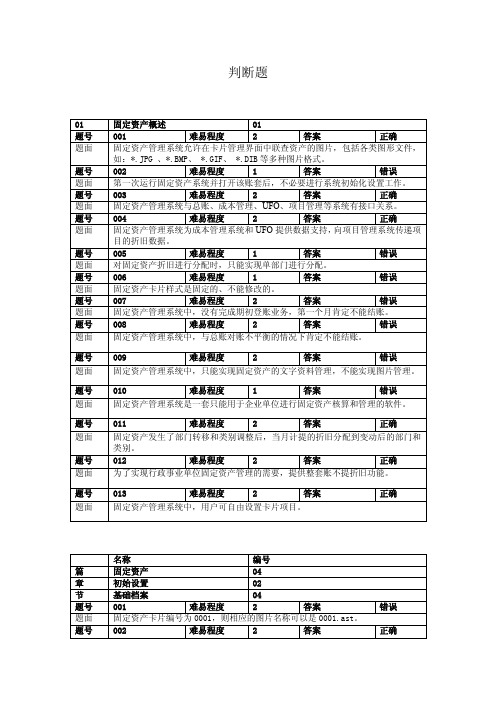 固定资产判断