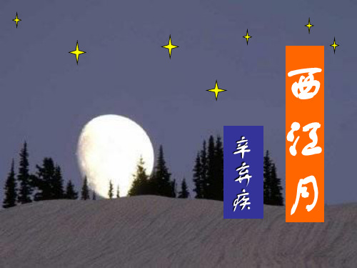 《西江月》 精品PPT课件