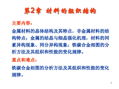 第2章 材料的组织结构