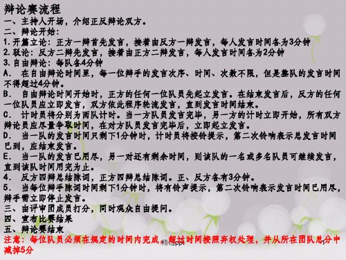 英语辩论格式 .ppt