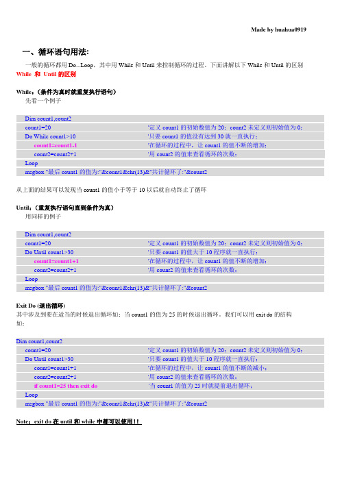 VVBS学习笔记