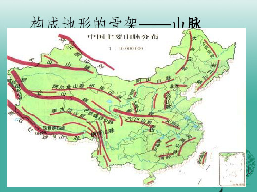 八年级地理上册 2_1 中国的地形 湘教版1