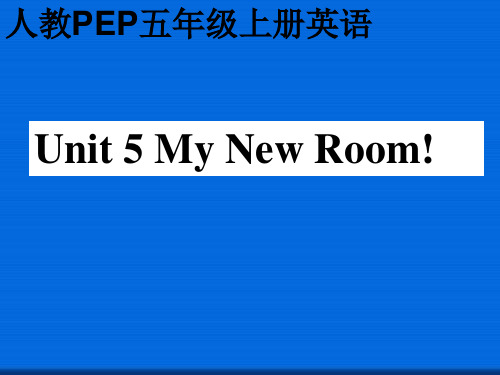 (人教PEP)五年级英语上册课件Unit 5第六课时
