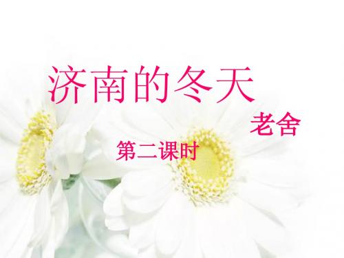 《济南的冬天》第二课时课件