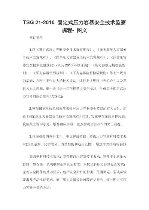 SG 21-2016 固定式压力容器安全技术监察规程