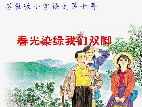 苏教版五年级下册《春光染绿我们双脚》PPT课件5