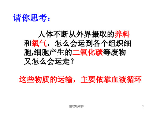 血液的成分及功能完整ppt课件