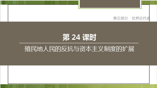 中考河南中考部编历史一轮复习世界近代史课件3