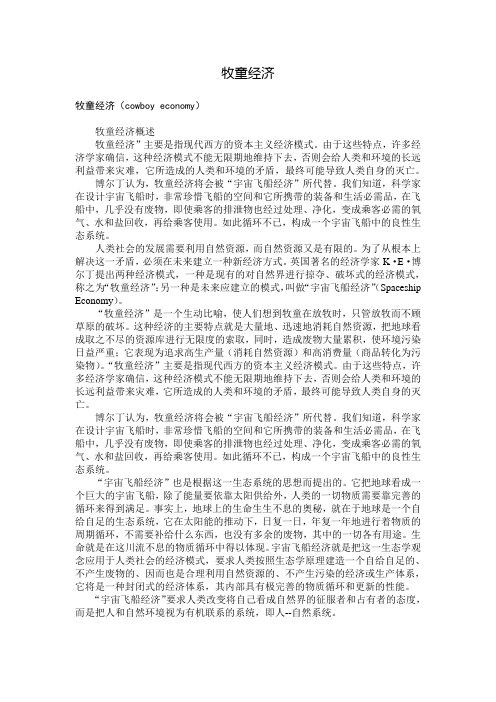 牧童经济