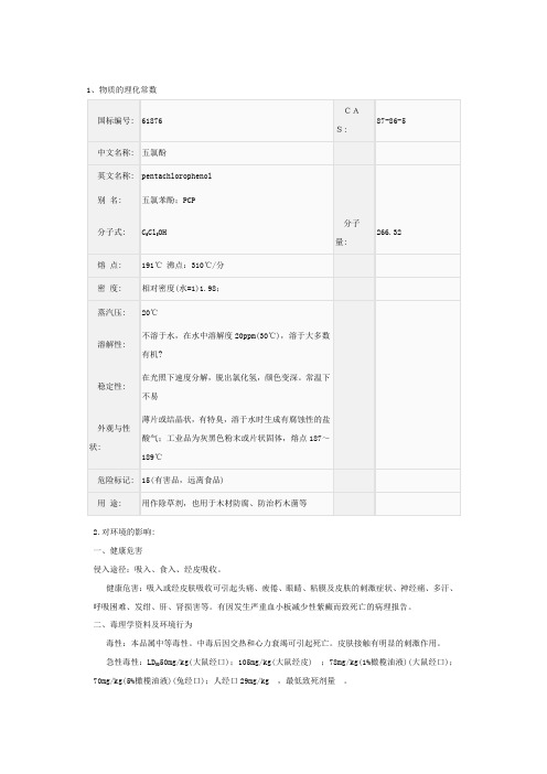 五氯酚