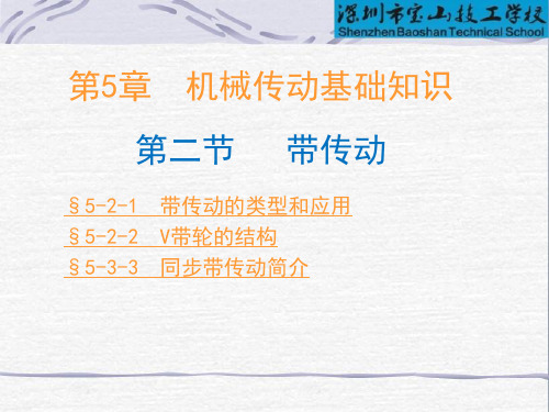 皮带传动(高级课件)