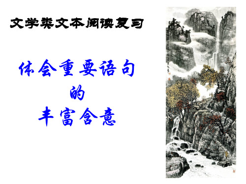 理解句子含意(精华版)23页PPT